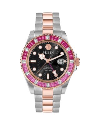 PHILIPP PLEIN - GMT-I Challenger Baguettes Watch, 44mm