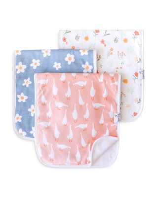 Copper Pearl - Goosie Burp Cloth Set, Pack of 3