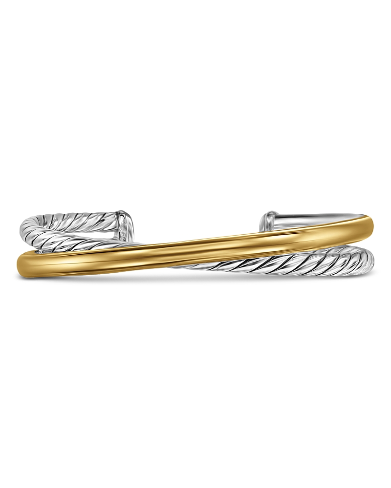 David Yurman Crossover Two Row Cuff Bracelet