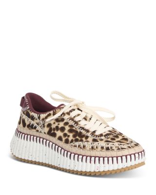 Chloé - Women's Nama Woven Platform Low Top Sneakers