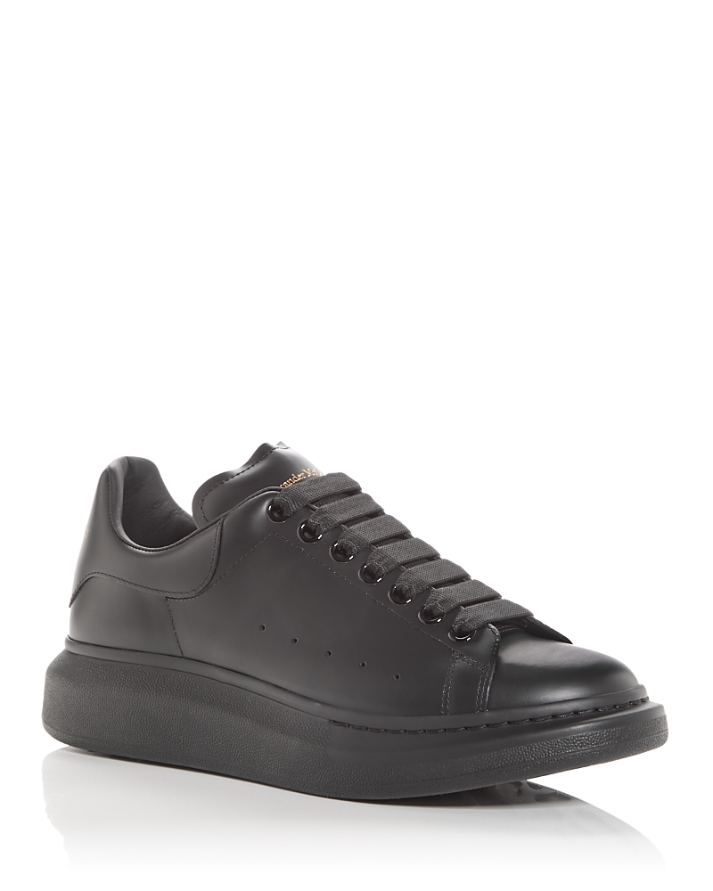 Alexander McQUEEN Men’s Oversized Leather Heel Detail Sneakers