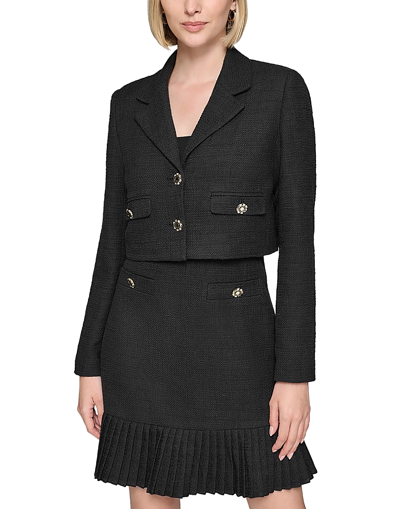 Karl Lagerfeld Paris Tweed Blazer