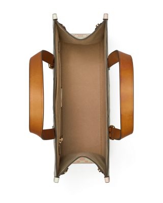 Small T Monogram Jacquard Tote