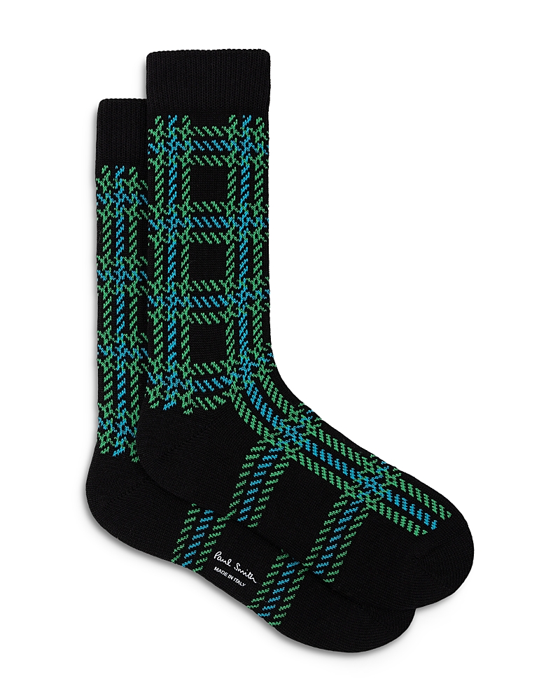 PAUL SMITH CHECK PATTERN SOCKS