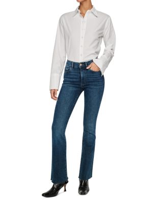 Bridget High Rise Ankle Bootcut Jeans in Seacliff