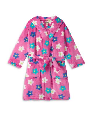 Hatley Girls' Daisy Fuzzy Fleece Robe - Big Kid