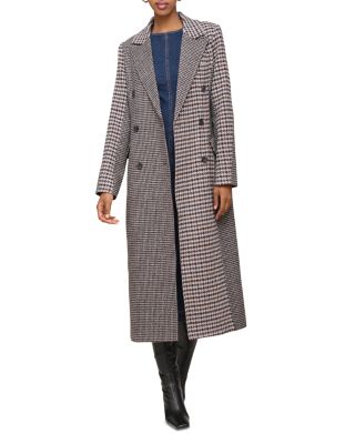 Avec Les Filles - Mixed Print Coat