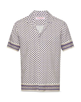 Orlebar Brown - Maitan Solmio Geo Print Button Down Camp Shirt