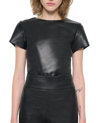 Reagan Stretch Leather Leggings