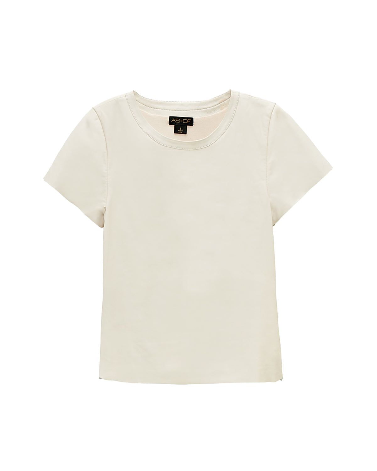As by Df New Guard Recycled Leather Tee