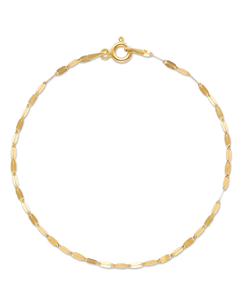 Moon & Meadow 14k Yellow Gold Shimmer Link Bracelet In Gold