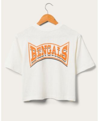 Women's NFL Cincinnati Bengals Mock Neck Crop Tee