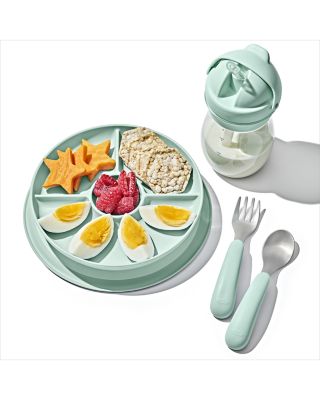 Tot Stick & Stay Suction Divided Plate