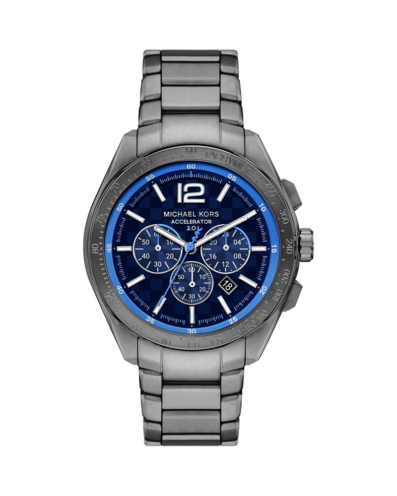 Michael Kors Men's Accelerator 2.0 Blue Dial Watch In Blue/gray