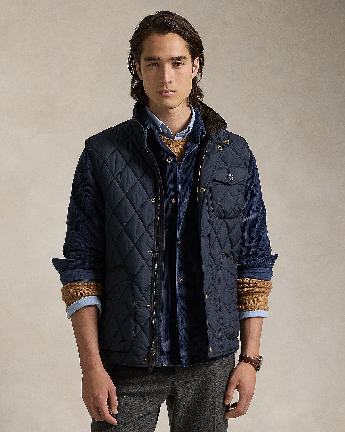 Polo Ralph Lauren Quilted Full Zip Utility Vest