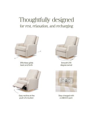 Crewe Electronic Recliner & Swivel Glider