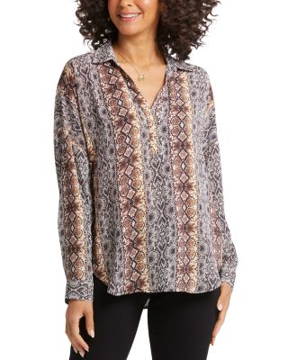 Becky Dot Print Blouse