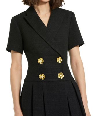 【Mac Duggal】Tweed Short Sleeve Blazer Dress 関税送料込 0400021207820?wid=600&hei=800&