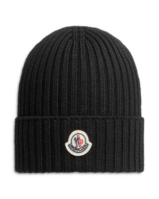 Moncler - Boys' Merino Wool Ribbed Knit Beanie - Big Kid