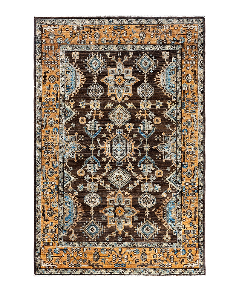 Bloomingdale's Serapi M1993 Area Rug, 4' X 5'11 In Brown