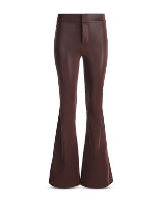 Alice and Olivia Andrew Faux Leather Pants | Bloomingdale's Women