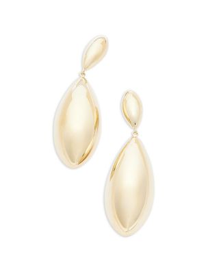 Dru Polished Pear Drop Earrings