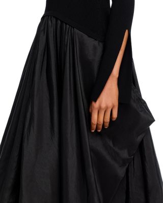 long black strap dress Black Braided Strap Maxi Dress – Cotton main image 0