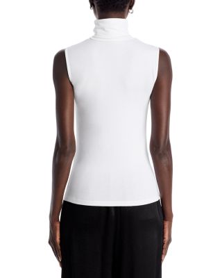 Sleeveless Turtleneck Top