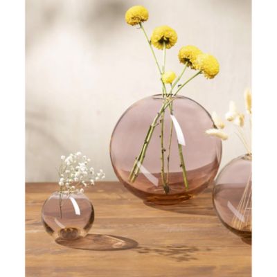 Small Mars Vase, Steel Apricot