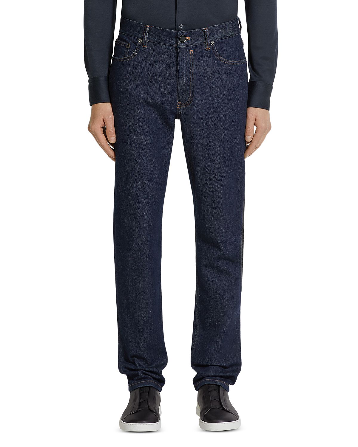 Zegna Stretch Cotton Roccia Jeans