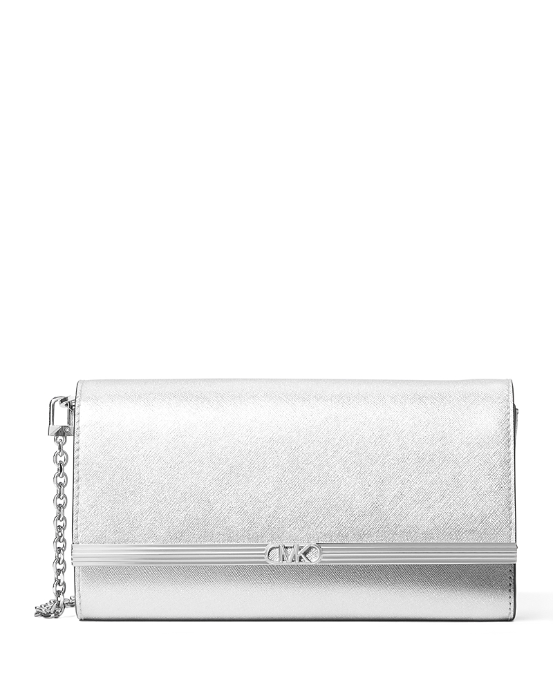Michael Kors Clutch Bags In Silver