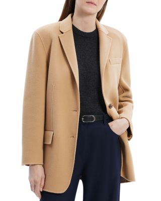 Theory - New Divide Double Face Wool & Cashmere Oversized Blazer