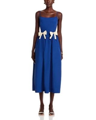 ciao lucia blue silk dress Ciao Lucia Isol Bleu Silk Dress M