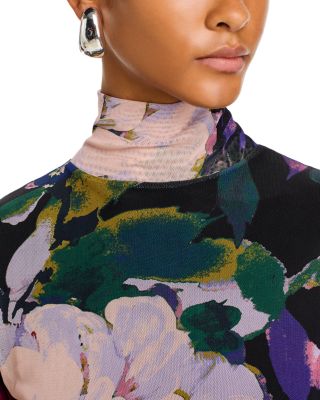 Printed Mesh Dress - Exclusive 