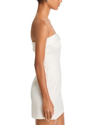 Strapless Satin Dress