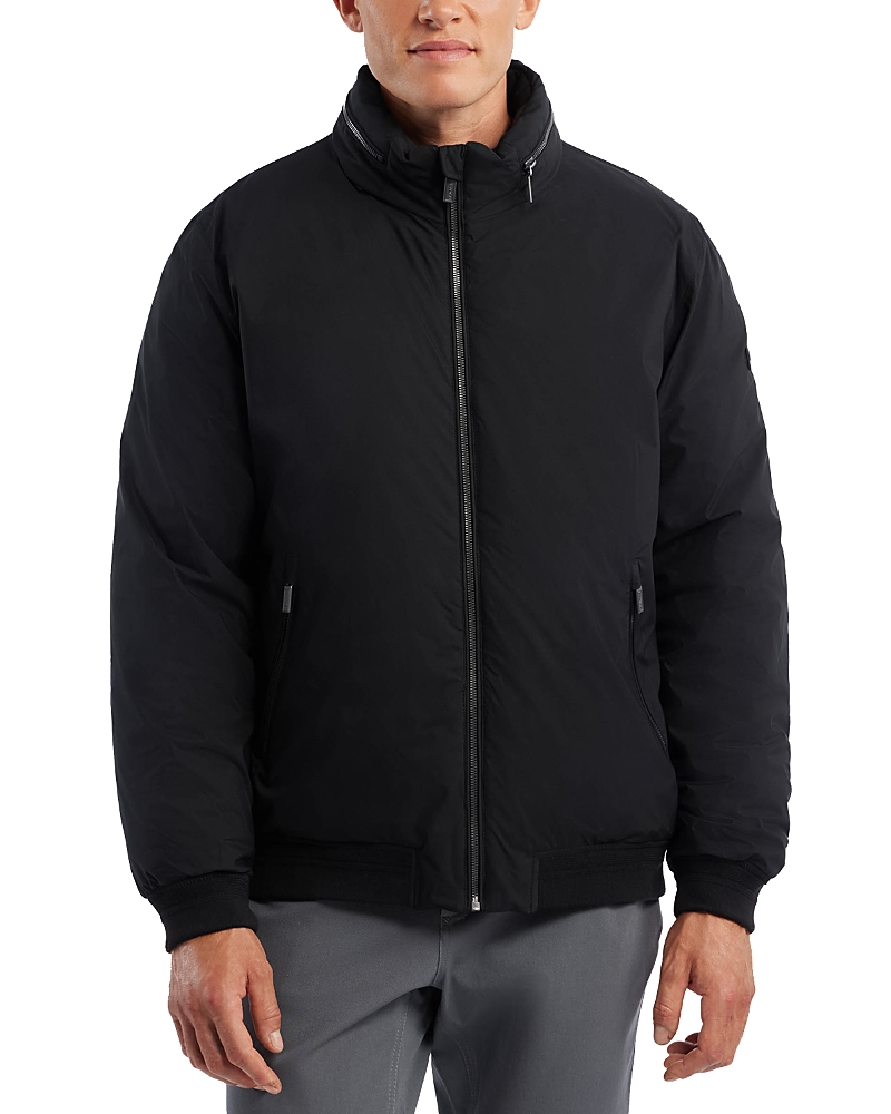 Hunter Albion Water Resistant Bomber Jacket In Black