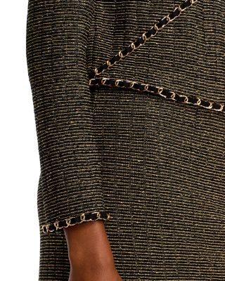 Curbed Chain Trim Jacket