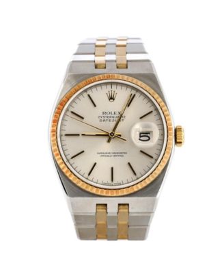 Pre-Owned Rolex - Oysterquartz Datejust Watch in Stainless Steel and Gold 36mm