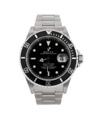 Pre-Owned Rolex - Oyster Perpetual Submariner Date Automatic Watch in Stainless Steel 40mm