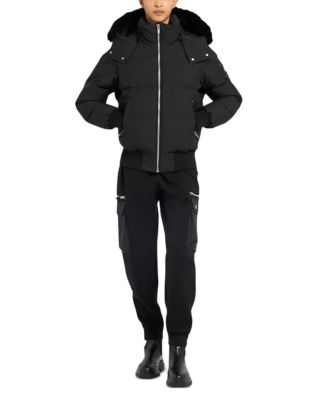 MOOSE KNUCKLES｜JACKETS (CLOUD BOMBER SHEARLING JACKET ( Moose Knuckles Cloud Bomber Shearling Trim Jacket