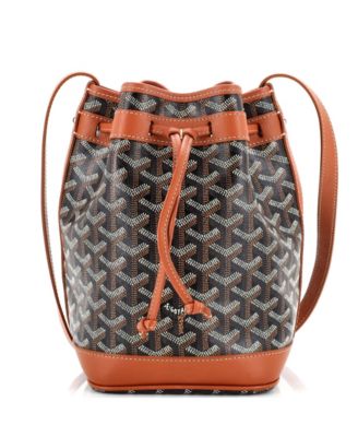 Pre-Owned Goyard - PM Petit Flot Bucket Bag Coated Canvas