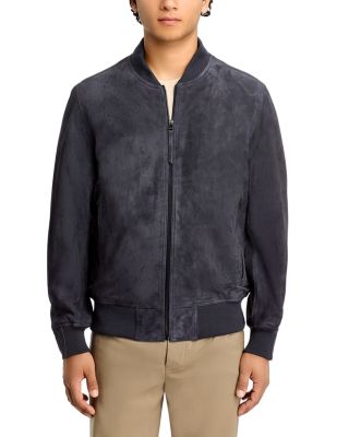 Suede Bomber Jacket
