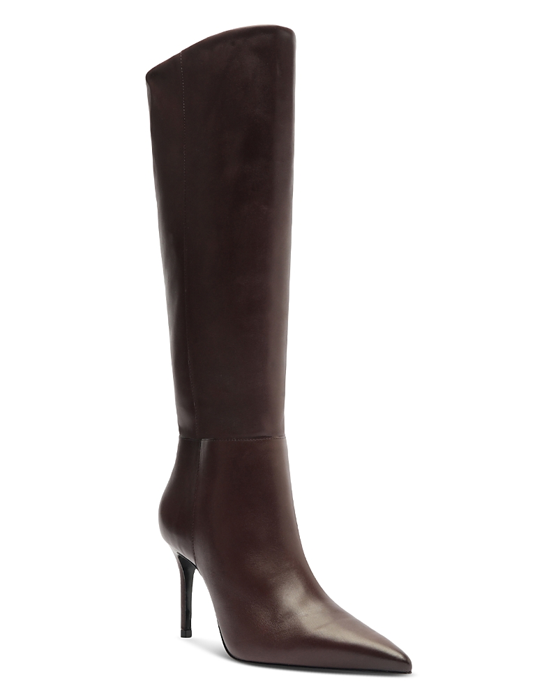 Schutz Mikki Up Knee High Boot In Brown