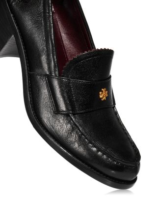 Women's Classic High Heel Loafer Pumps