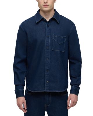 Hudson - Cotton Blend Denim Button Down Shirt