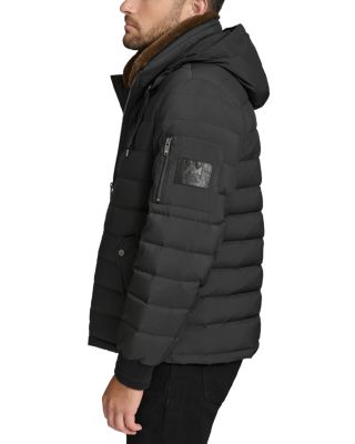 Loxton Faux Fur Collar Quilted Down Jacket