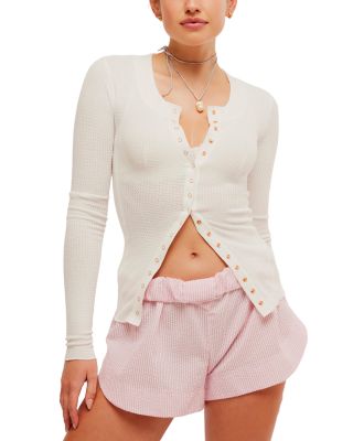 Free People outlet Waffle Cardigan