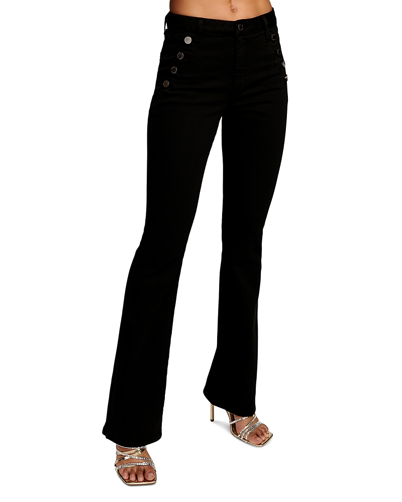 RAMY BROOK HELENA HIGH RISE BOOTCUT JEANS IN BLACK