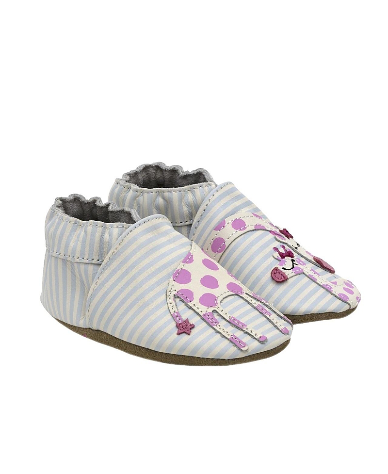 Robeez Girls' Reach for the Stars Soft Soles Shoes - Baby