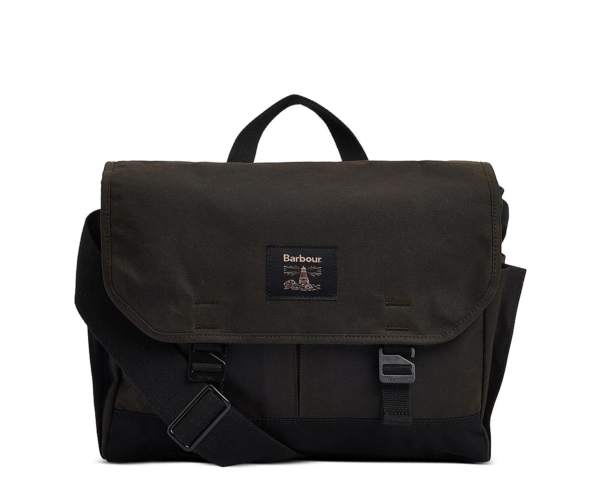 Barbour Field Wax Messenger Bag